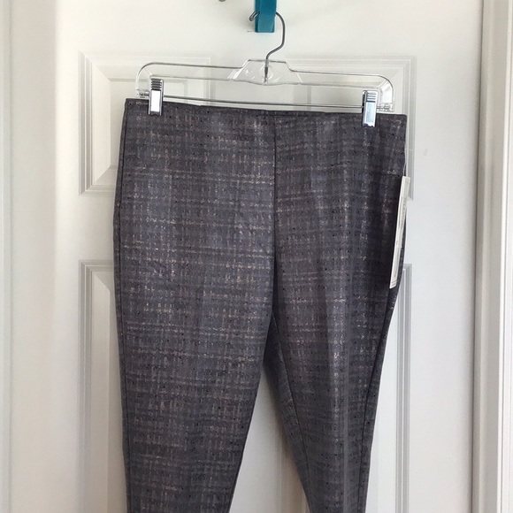 NEW 💕 Zac & Rachel shimmery metallic stretch pants - Picture 1 of 13